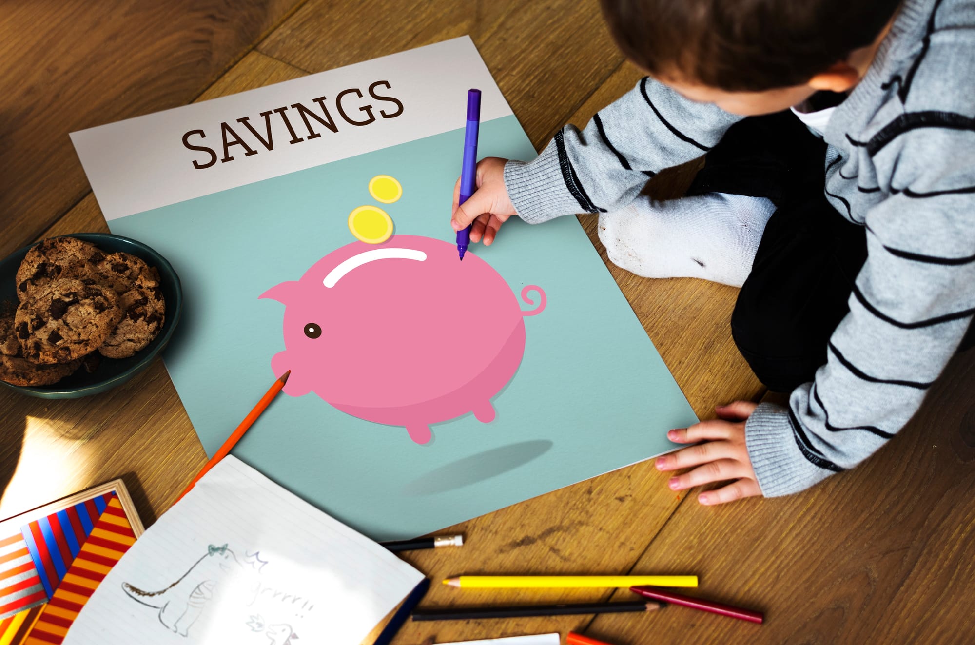 teaching kids to save money
